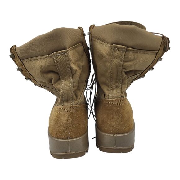 Belleville ASTM F2413-11 Tan Steel Toe Vibram Combat Boots Sz 12R Made In USA main image 9